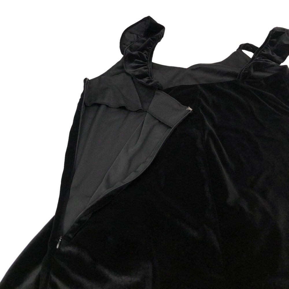 NEW The Nines by Hatch Maternity Jumpsuit Romper Black Velvet Velour Womens M - Picture 6 of 8